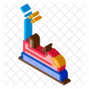 Bumper Car Amusement Icon