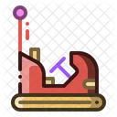 Bumper Car Carnival Rides Icon