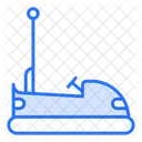 Bumper Car Amusement Park Fun Icon