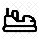L Bumper Car Amusement Park Attraction Icon