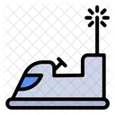 Bumper Car Carnival Festival Icon