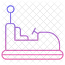 Bumper Cars Carnival Amusement Icon