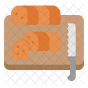 Bun Bread Slice Icon