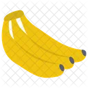 バナナの束、バナナ、果物 アイコン