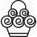 Bunch Of Flower Floral Decoration Flower Basket Icon