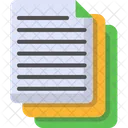 Bundle Of Sheet Sheet Documents Icon