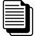 Bundle of sheet  Icon