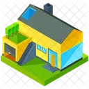 Bungalow Modern House Icon