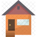 Bungalow Cabin House Icon