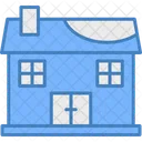 Bungalow House Home Building Cottage Estate Real Villa Hut Accommodation Icon