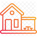 Bungalow House Home Icon