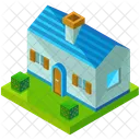 Bungalow Small Country Icon