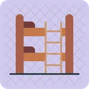 Bunk Bed Room Home Icon