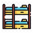 Bunk Bed Sleeping Bed Double Bed Icon