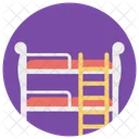Bunk Bed Kids Icon