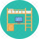 Bunk Bed Table Icon