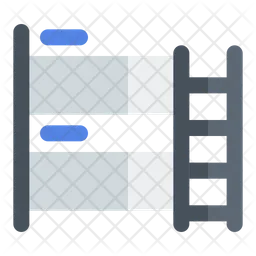 이층 침대  아이콘