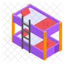Bunk Bed Bed Kids Icon