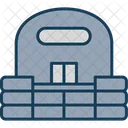 Bunker Military Shelter Icon