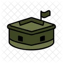 Bunker Fortification Military Icon