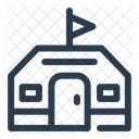 Bunker Shelter Defense Icon