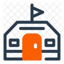 Bunker Shelter Defense Icon
