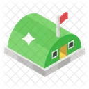 Bunker Shelter Dugout Icon