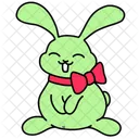Bunny Bow Rabbit Icon