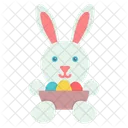 Egg Rabbit Easter Icon