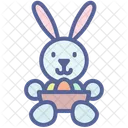 Egg Rabbit Easter Icon