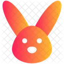 Hare Bunny Rabbit Face Icon