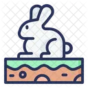 Bunny Spring Plant Icon