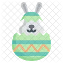 Bunny Easter Celebration Icon