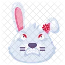 Bunny Angry Reaction Icon