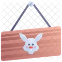 Bunny Board Bunny Hanging Icon
