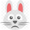 Bunny Emoji Face Icon