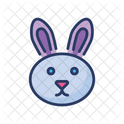 Download Free Bunny Face Icon Of Colored Outline Style Available In Svg Png Eps Ai Icon Fonts