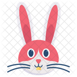 Download Free Bunny Face Flat Icon Available In Svg Png Eps Ai Icon Fonts