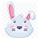 Bunny Happiness Positive Emoji Icon