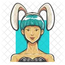 Bunny Hat Girl Icon