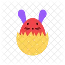 Bunny Hatching Easter Easter Egg Icon