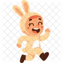 Child Costume Easter Icon
