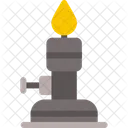Bruleur Bunsen Flamme Icône