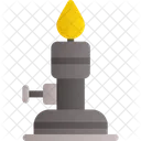 Bruleur Bunsen Flamme Icône