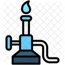 Bunsen Burner Flame Icon