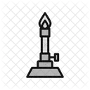 Bunsen Burner Experiment Icon