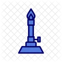 Bunsen Burner Experiment Icon