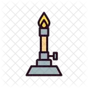 Bunsen Burner Experiment Icon