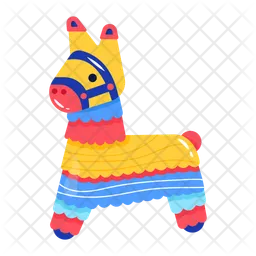 Bunte Piñata  Symbol