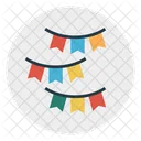 Buntings Smallflags Decoration Icon